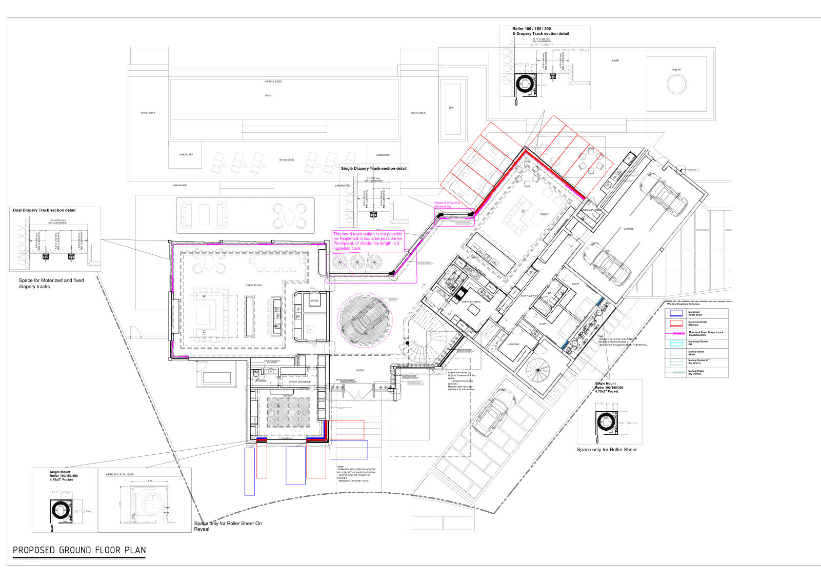 Ground floor plan of the estate